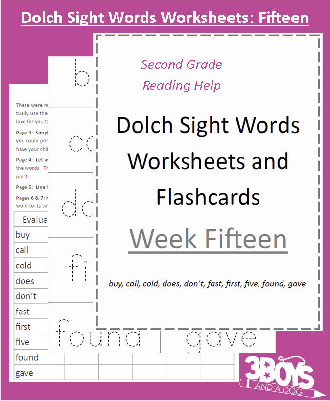 printable sight word flash cards, handwriting, and matching