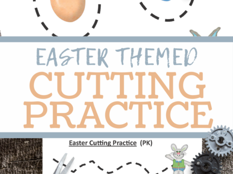 preschool fine motor cutting or tracing practice worksheet
