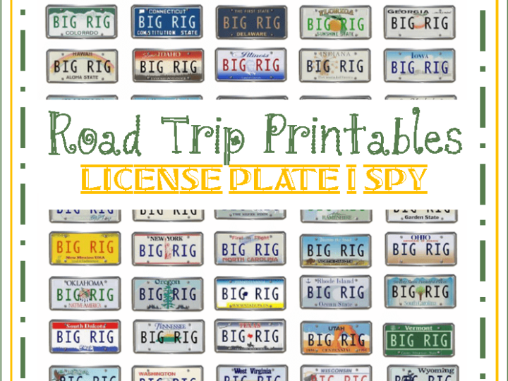 road trip printables for kids