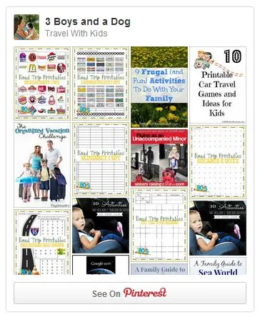 Travel With Kids Pinterest Board