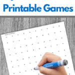 dots and squares game printable