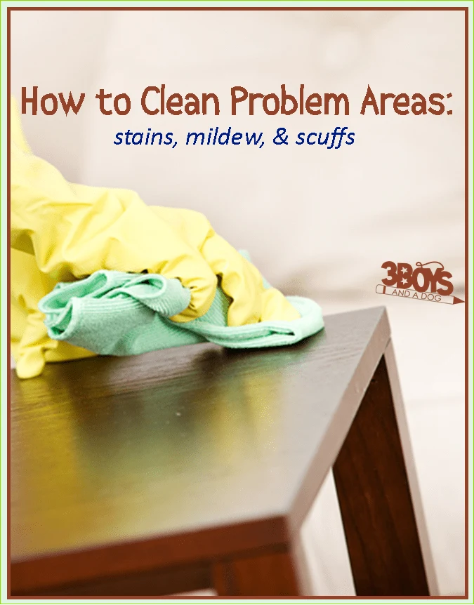 How to Clean Problem Areas