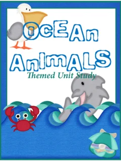 ocean animals unit study
