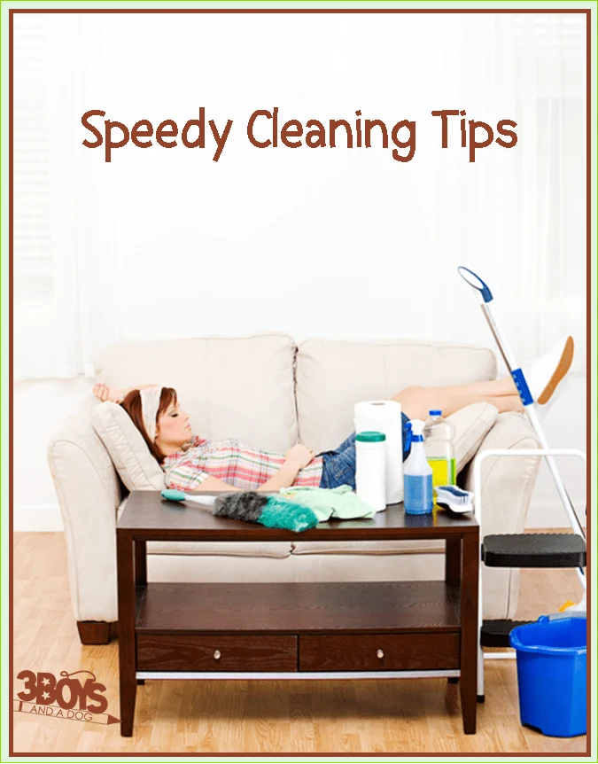 Speedy Cleaning Tips