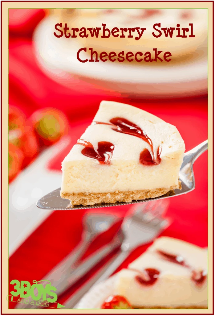 Strawberry Swirl Cheesecake Recipe