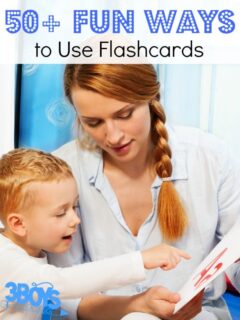 50+ Fun Ways to Use Flashcards