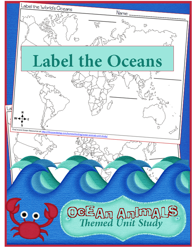 Label the World Oceans