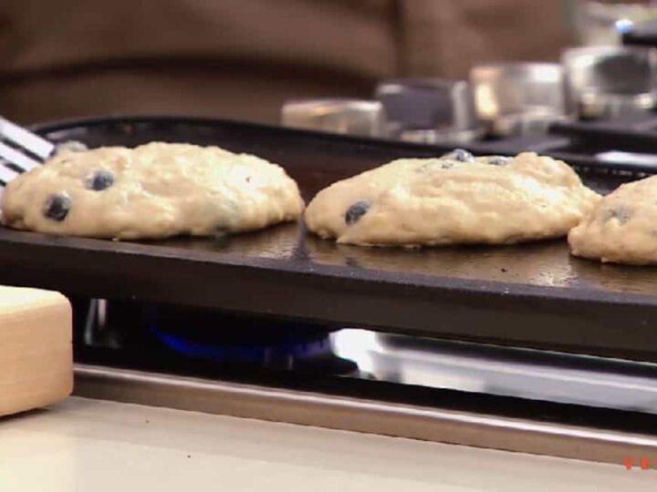 Image for Family-Friendly Blueberry Banana Pancakes Recipe