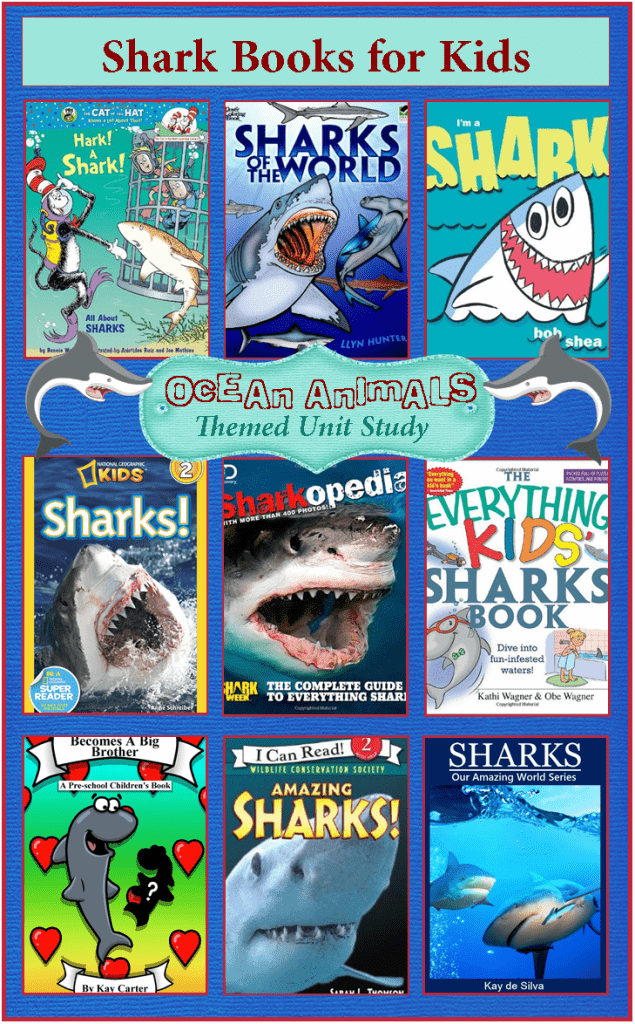 Shark Week Books For Kids Ocean