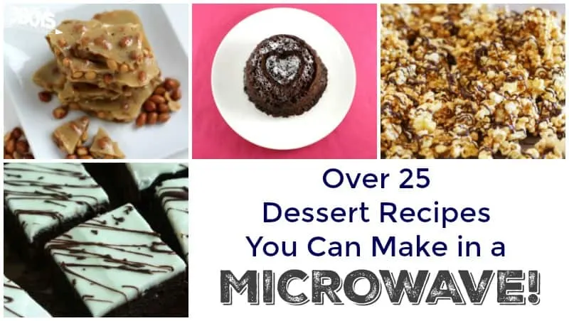 Over 25 Microwave Dessert Recipes