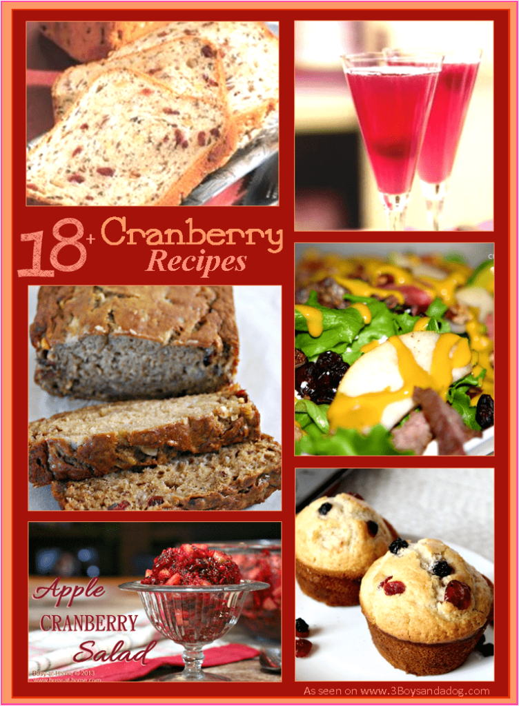 Recipes for Cranberries