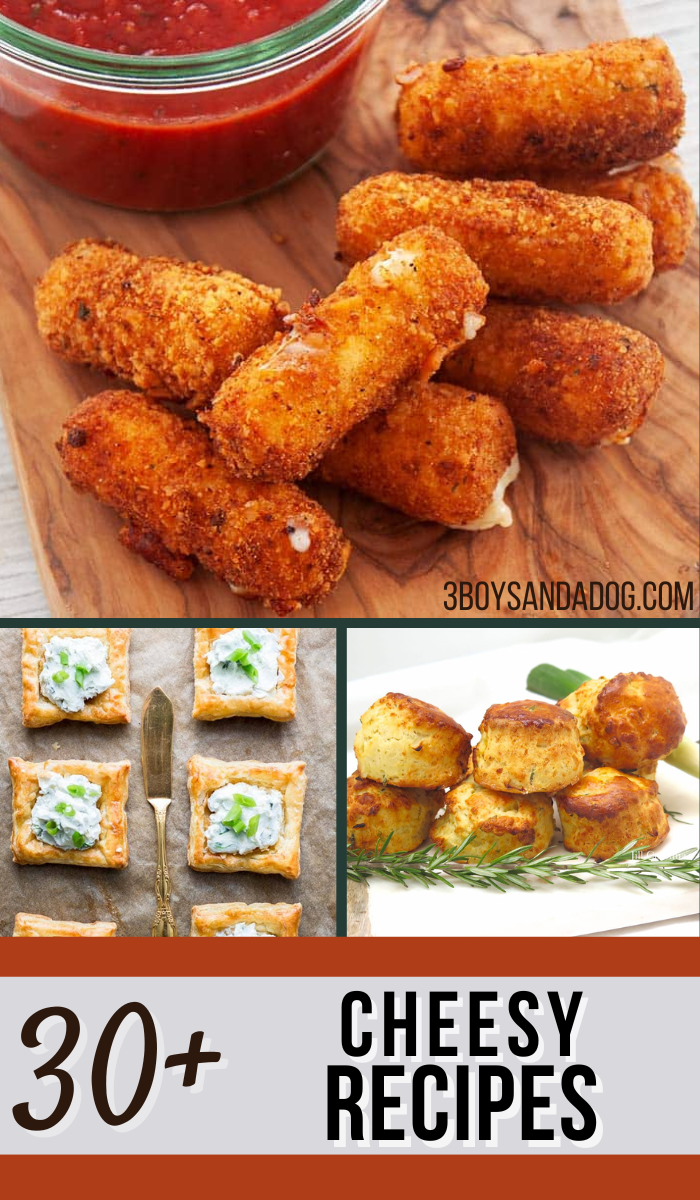 30+ Cheesy Goodness Recipes - 3 Boys and a Dog