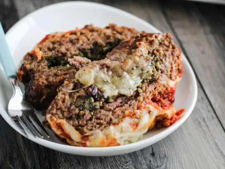 Image for Cheese Stuffed Meatloaf With Marinara