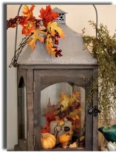 Fall Decorating Ideas -Lantern - 3boysandadog.com