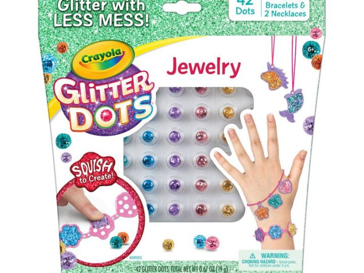 Image for Glitter Dots Jewelry Kit, Glitter Craft Kit | Crayola.com | Crayola