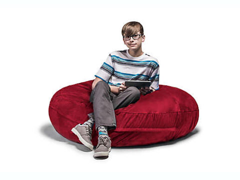 Image for Jaxx® Cocoon Kids Bean Bag Chair in Red