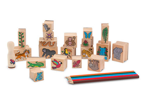 Image for Melissa & Doug® Stamp-A-Scene-Rain Forest