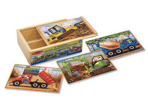 Image for Melissa & Doug® Construction Jigsaw Puzzles in a Box