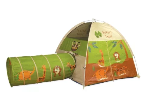 Image for Pacific Play Tents Jungle Safari Tent & Tunnel Combo Set

