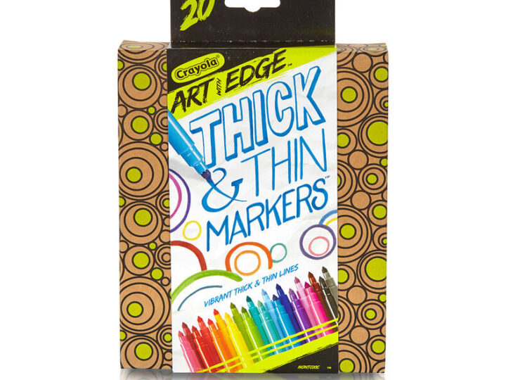 Image for Crayola Art With Edge, Thick & Thin Markers