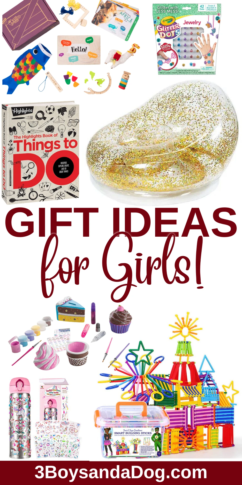 Gift Ideas for Young Girls (ages 5-8) - 3 Boys and a Dog