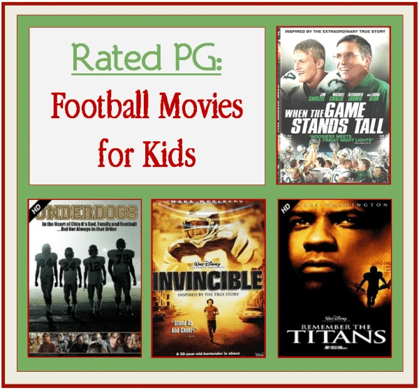 Rated PG Football Movies