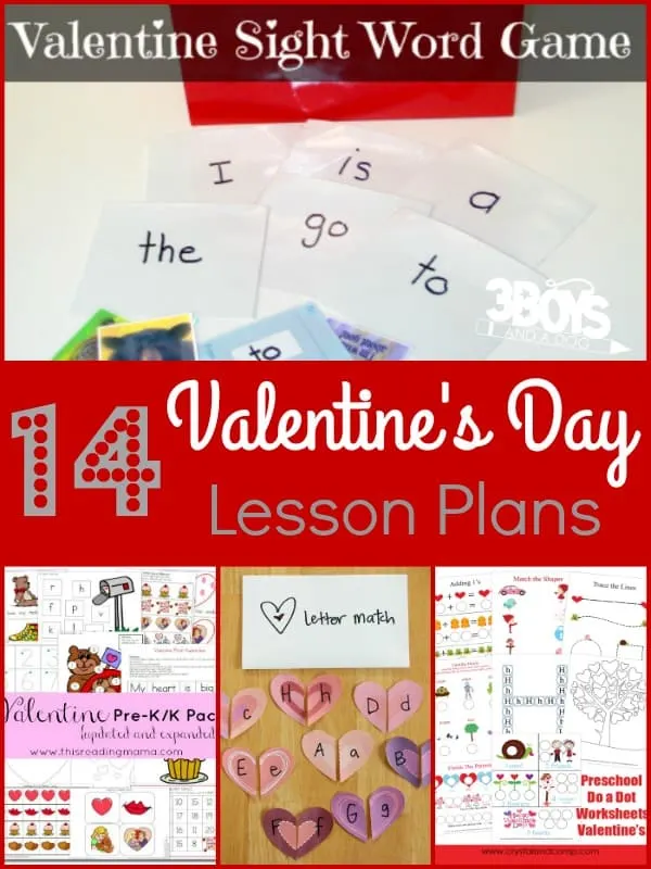 14 Valentines Day Lesson Plans
