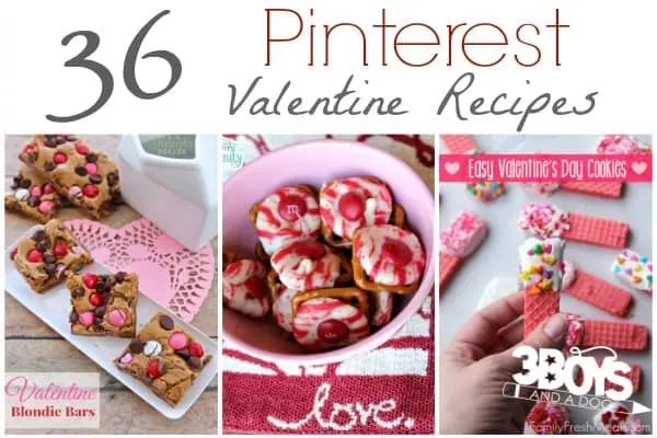 36 Pinterest Valentine Recipes