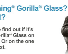Find out if your device has Gorilla Glass
