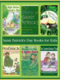 teach your children about Saint Patrick's Day
