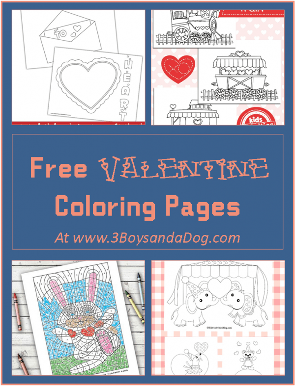 Coloring Pages for Valentine's Day