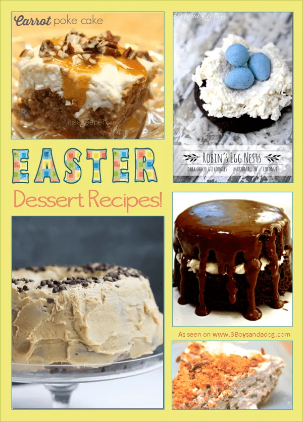 Delicious dessert recipes for easter