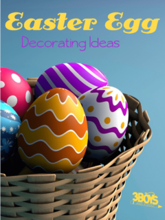 easy, last minute decoration ideas for your easter eggs