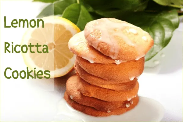 delicious lemon cookies with ricotta cheese & sweet glaze