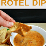 Sausage RoTel Dip perfect for Game Day with only three ingredients