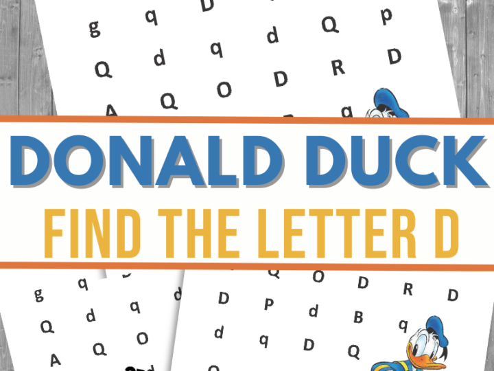 Image for Find the Letter D is for Donald Duck