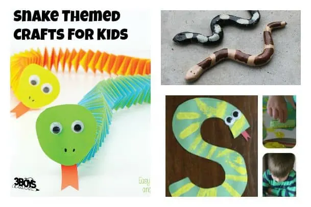 Snake Themed Crafts For Kids