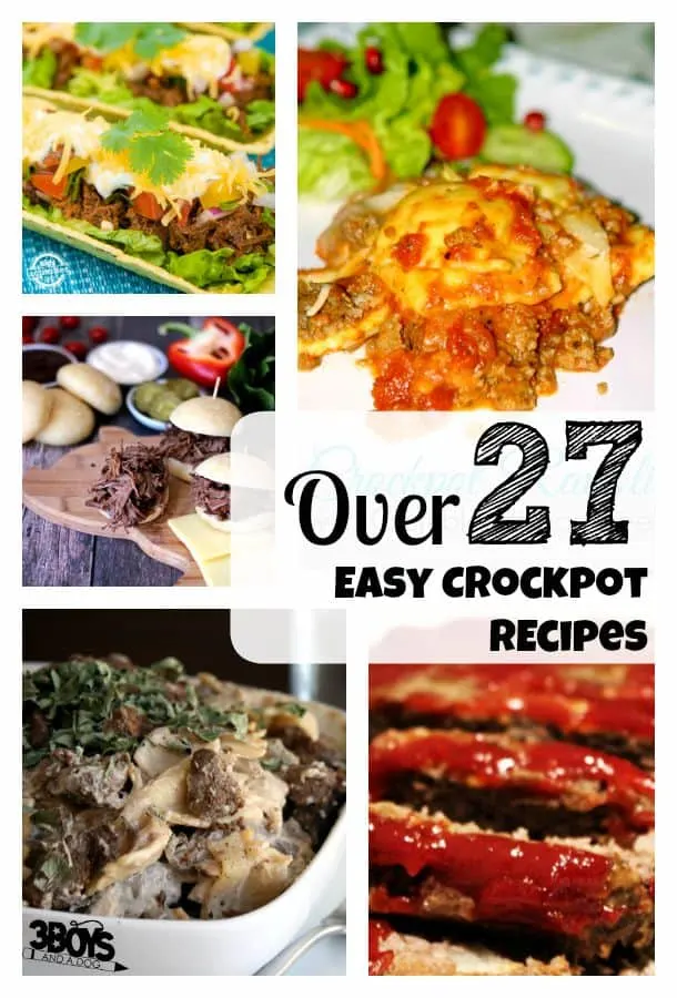 over 27 easy crockpot beef recipes