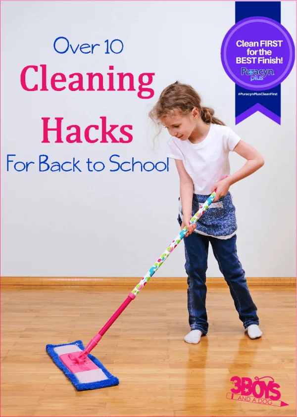 Back to School Cleaning Hacks
