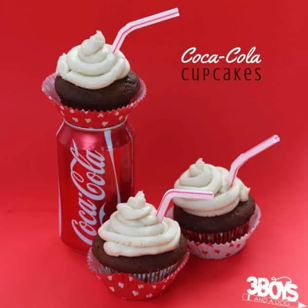 Oh yum, this coca cola cupcakes recipe looks so easy and so delicious! Can't wait to try it.