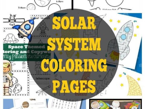 solar system coloring pages