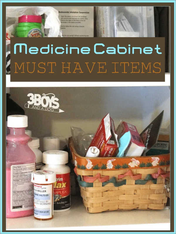 8 Must Have Items in Your Medicine Cabinet
