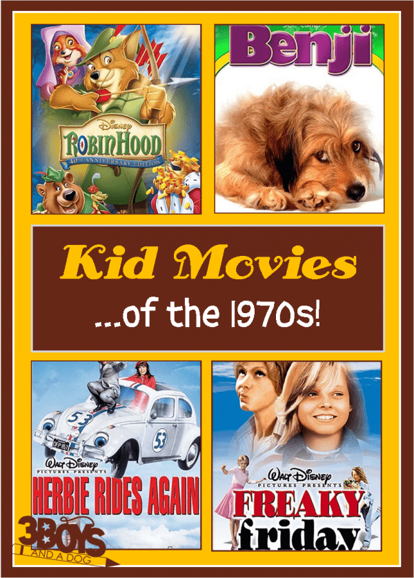 Kids Movies of the 1970s - Family Movie Night Fun