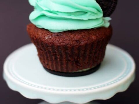 Image for Chocolate Mint Oreo Cupcake Recipe