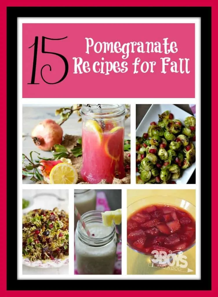 pomegranate recipes for fall