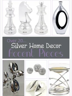 25 Fun Silver Home Decor Accent Pieces