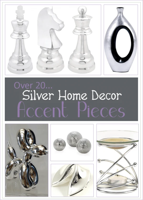 25 Fun Silver Home Decor Accent Pieces