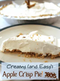 Creamy Apple Crisp Pie