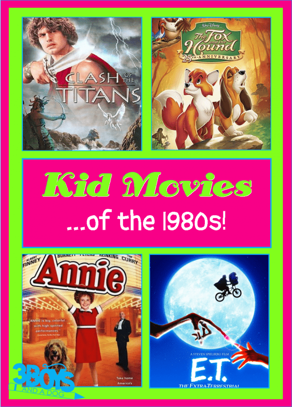 Kids Movies of the 1980s