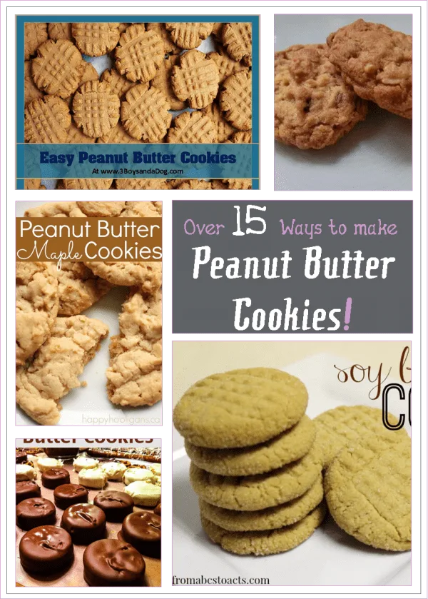 Over 15 Ways to Make Peanut Butter Cookies